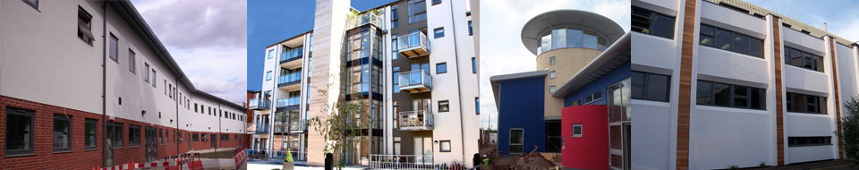 Commercial external wall insulation