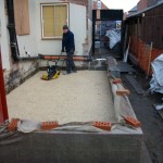 During the works